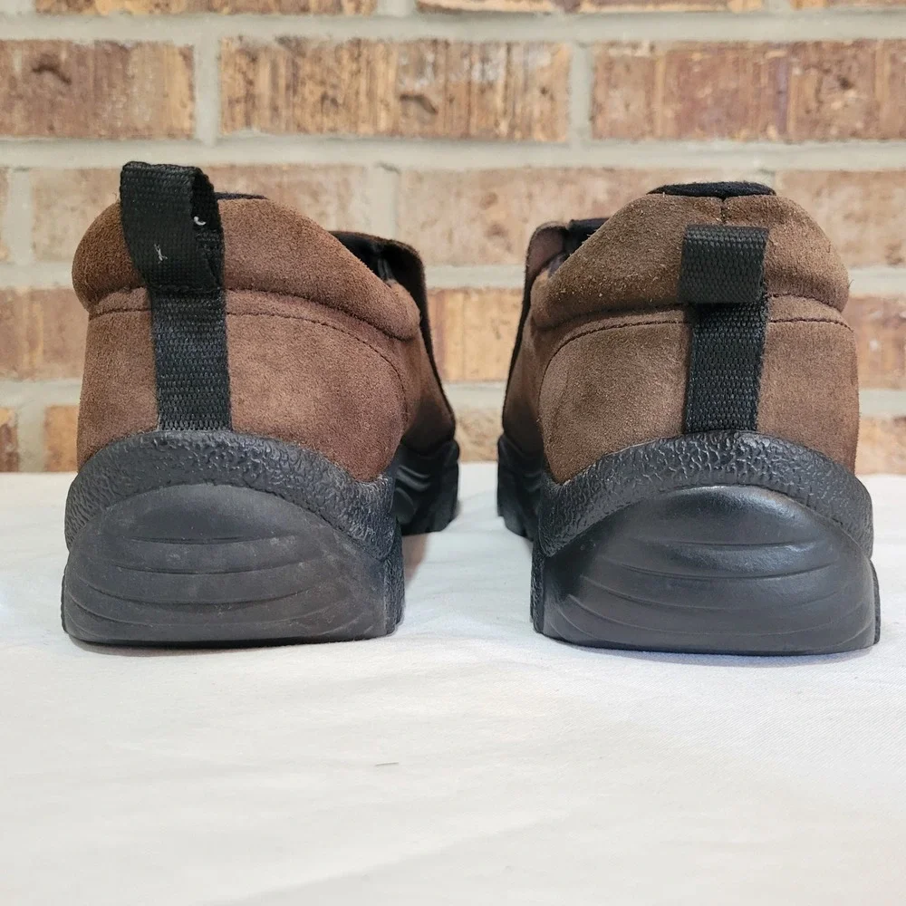 Roper Mens Brown Suede Slip On Casual Shoes Size 10